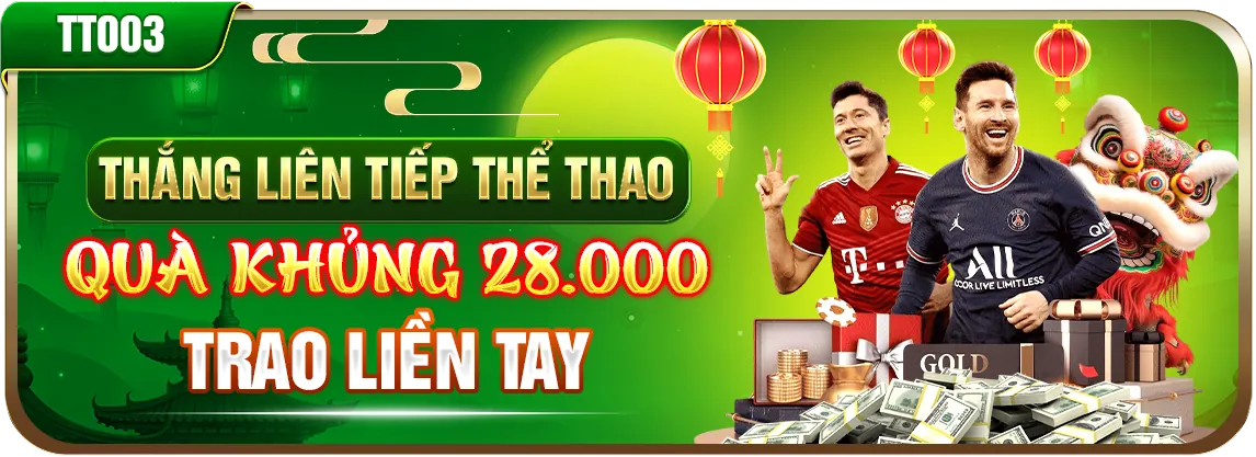 Banner khuyến mãi thể thao